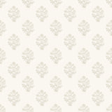 Afton Block Print in White Sample