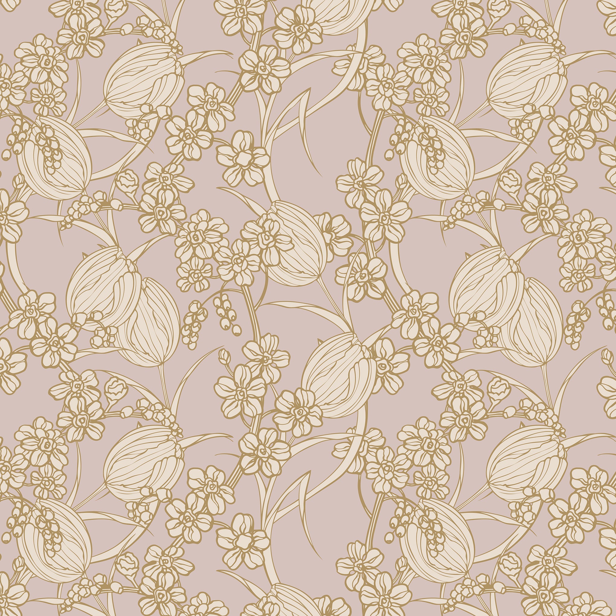 Edith Floral in Blush