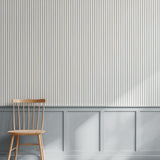 Finn Stripe in French Blue Sample