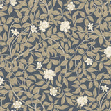 Flora in Colonial Blue Sample